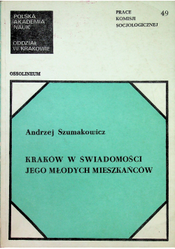 Kraków w świadomości jego młodych mieszkańców