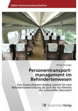 Personentransport­management im Behindertenwesen