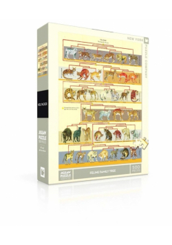 Puzzle 500 Drzewo genealogiczne kotów XXL