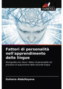 Fattori di personalità nell'apprendimento delle lingue