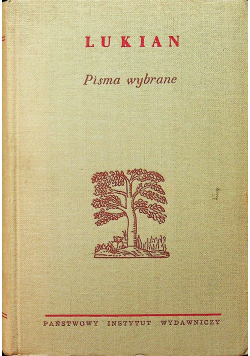 Lukian Pisma Wybrane