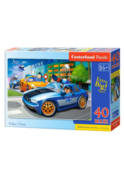 Puzzle 40 maxi - Police Chase CASTOR