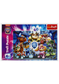 Puzzle 60 Przygody Bohaterów Miasta TREFL