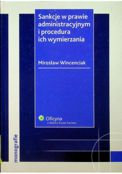 Sankcje w prawie administracyjnym i procedura ich wymierzania