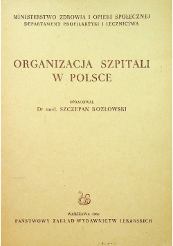 Organizacja szpitali w polsce
