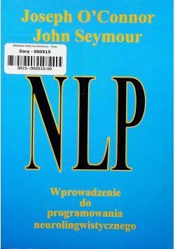 NLP Wprowadzenie do programowania neurolingwistycznego