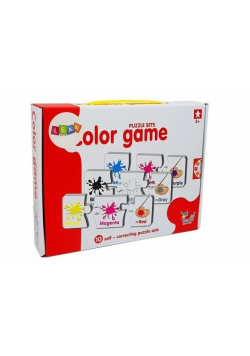 Puzzle edukacyjne kolory 10el