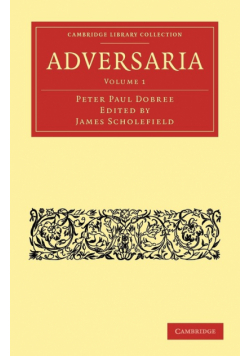 Adversaria - Volume 1