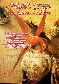 Myśl i czyn Pismo piłsudczyków nr 1 sierpień