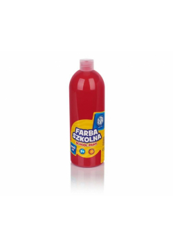 Farba szkolna czerwona 1000ml ASTRA