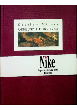 Orfeusz i Eurydyka autograf autora