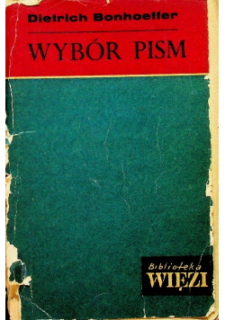 Bonhoeffer Wybór pism