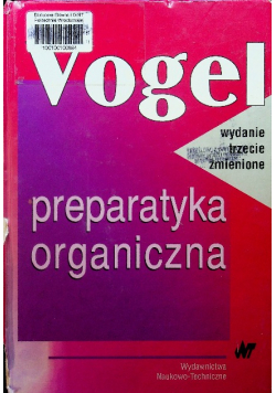 Vogel Preparatyka organiczna