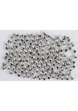 Koraliki 6mm srebrne 30g