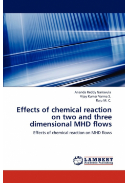 Effects of chemical reaction on two and three dimensional MHD flows