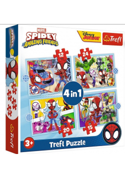 Puzzle 4w1 Ekipa Spidey'a TREFL