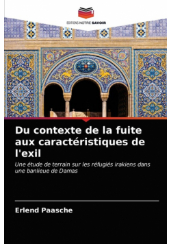 Du contexte de la fuite aux caractéristiques de l'exil