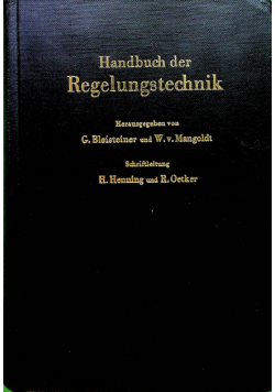 Handbuch der Regelungstechnik
