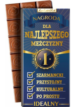 Czekolada CZK-334 Dla najlepszego mężczyzny