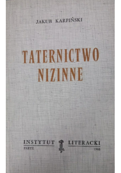 Taternictwo nizinne