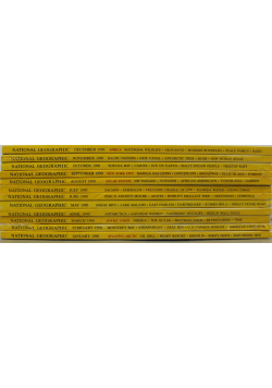 National Geographic 12 numerów 1990