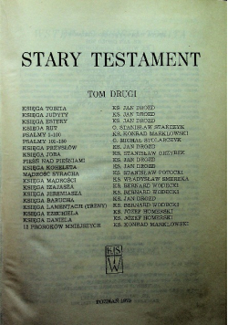 Pismo Święte Stary Testament