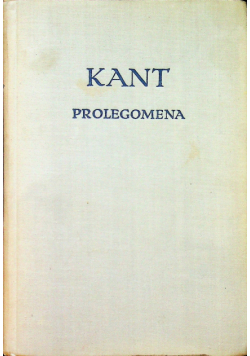 Prolegomena