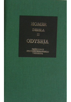 Homer Dzieła II Odyseja