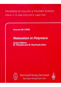 Relaxation in Polymers volume 80
