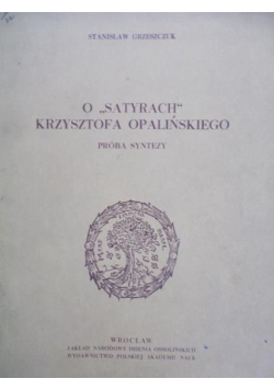 O satyrach Krzysztofa Opalińskiego