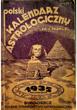 Polski kalendarz astrologiczny 1935 r