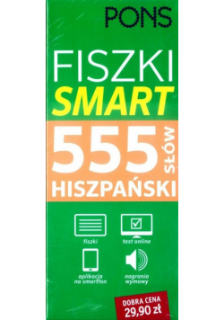 Fiszki Smart 555 słów. Hiszpański