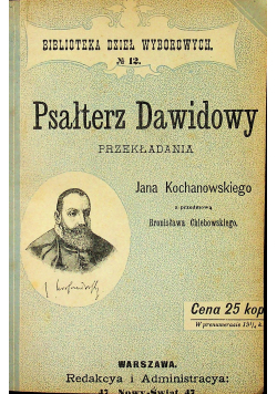 Psałterz dawidowy 1897 r
