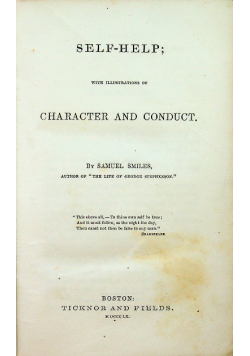 Self help 1860 r.