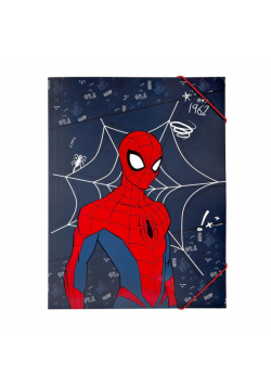 Teczka A4 Zamykana Na Gumki Spiderman