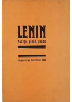 Lenin Poezja pieśń proza