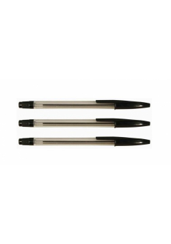 Długopis Stick czarny 50szt