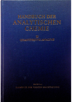 Handbook of analytical chemistry Tin
