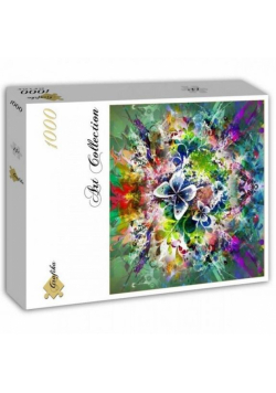 Puzzle 1000 Wiosenne kwiaty i motyle