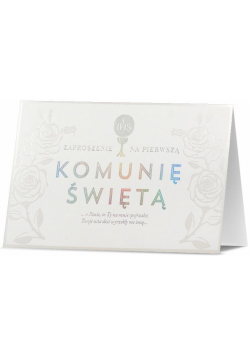 Zaproszenie Komunia Z.Star-49 (5szt.)