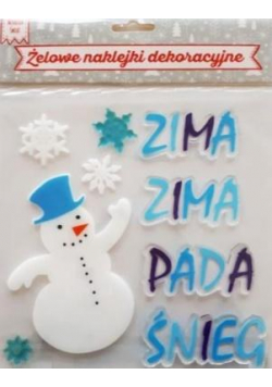 Żelowe naklejki dekoracyjne - BN Zima, zima