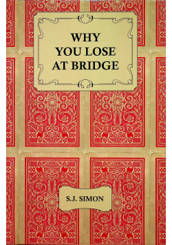 Why you lose at bridge