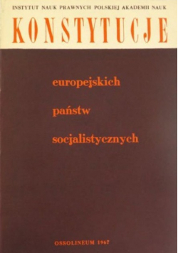 Konstytucje europejskich państw socjalistycznych