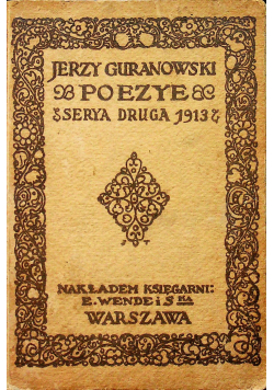 Poezye serya druga pisma dramatyczne 1913  r