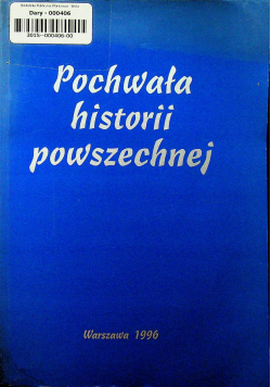 Pochwała historii powszechnej