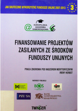 Finansowanie projektów zasilanych ze środków funduszy unijnych