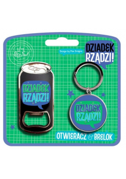 Zestaw brelok + otwieracz Dziadek rządzi