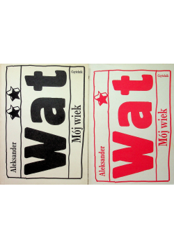 Mój wiek tom 1 i 2