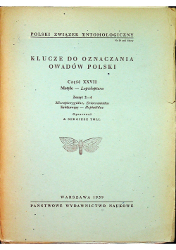 Klucze do oznaczania owadów Polski Część XXVII Zeszyt 2 - 4