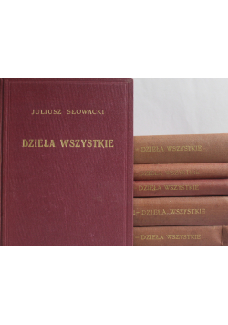 Słowacki dzieła wszystkie 6  tomów